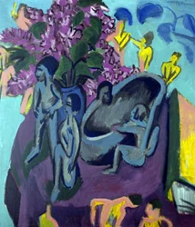 Stilleben mit Skulptur